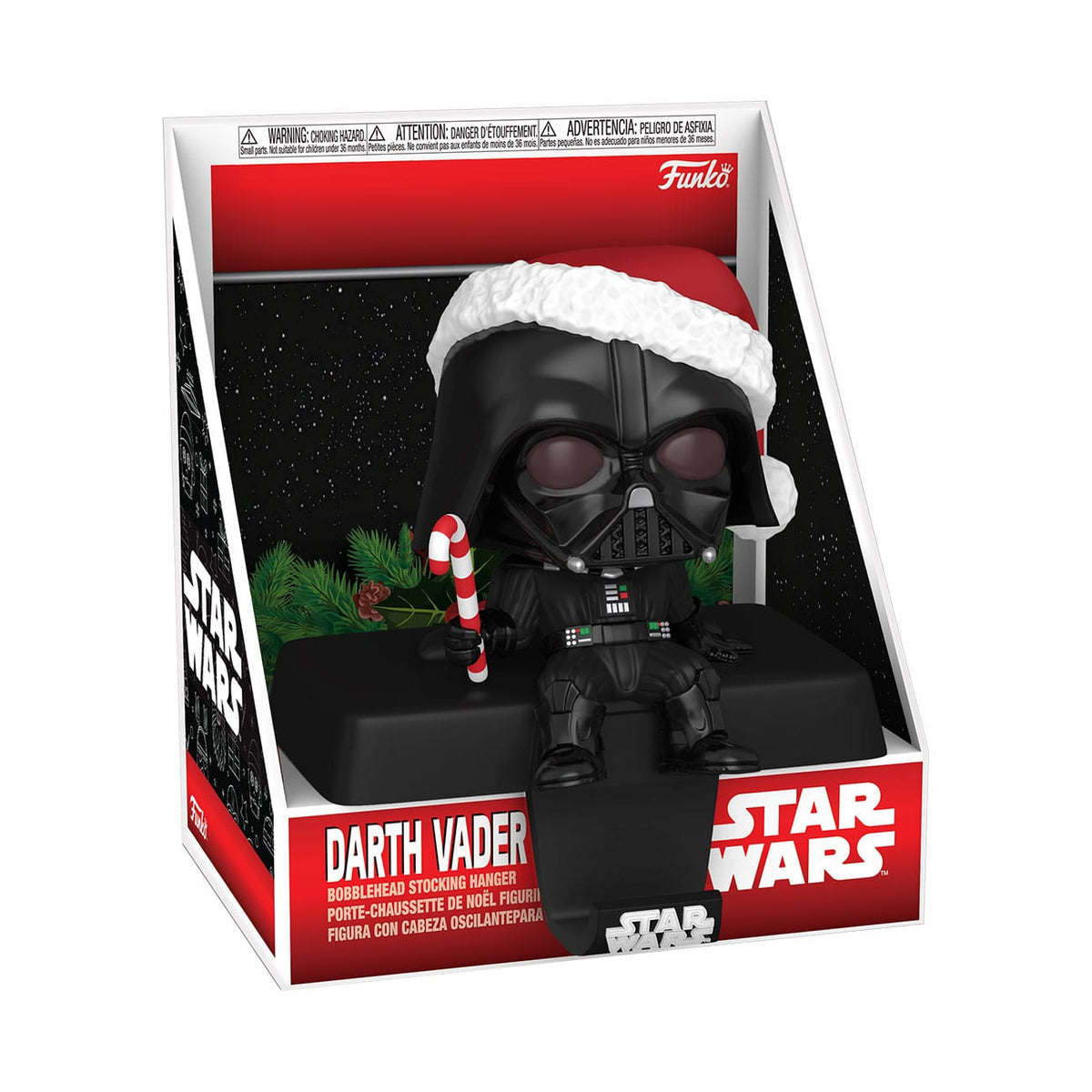 Funko Pop! Stocking Hanger Darth Vader avec Canne à Sucre – Star Wars