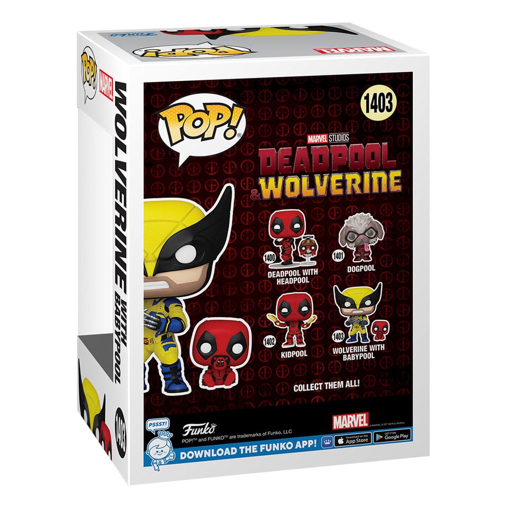 Pop! Wolverine avec Babypool - Pop! & Buddy