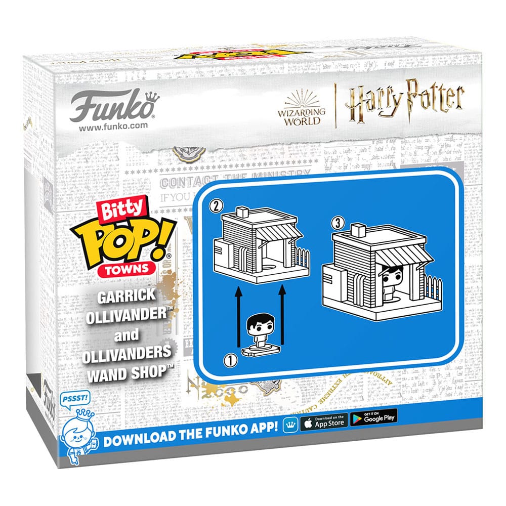 Bitty Pop! Townsi Garrick Ollivander ja Ollivanderi võlukeppide pood 