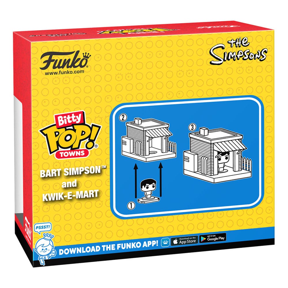 Bitty Pop! Towns Bart Simpson ja Kwik-E-Mart 