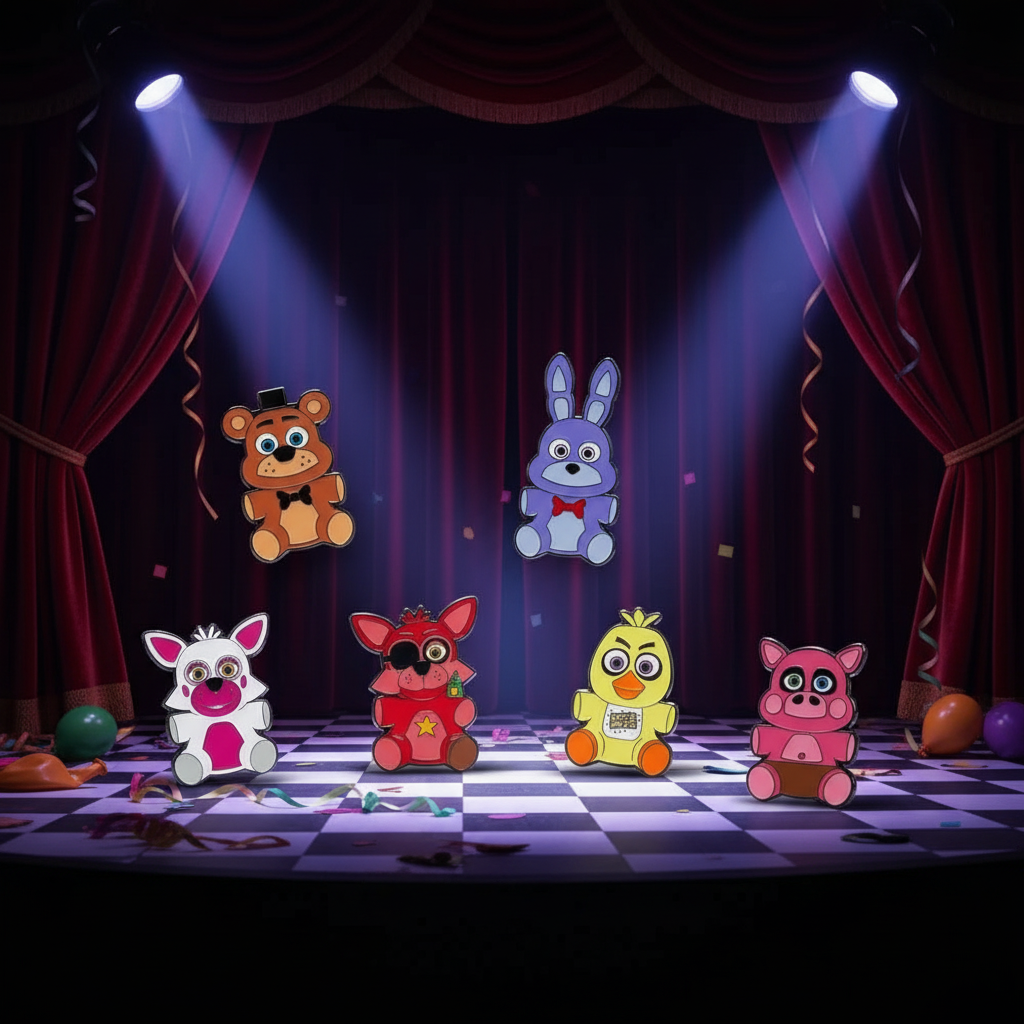 Pins Five Nights at Freddy's Blind-karakter