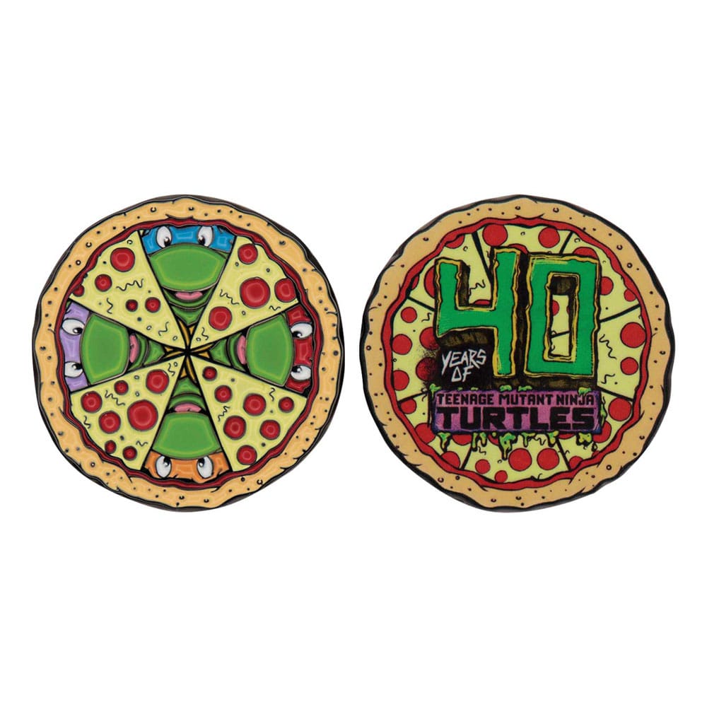 Sběratelská mince Želvy Ninja - Pizza (limitovaná edice)