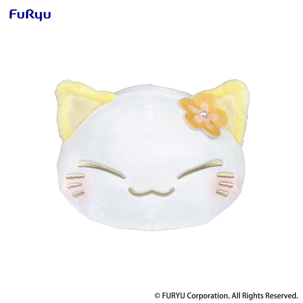 Peluche Nemuneko Cat : Yellow