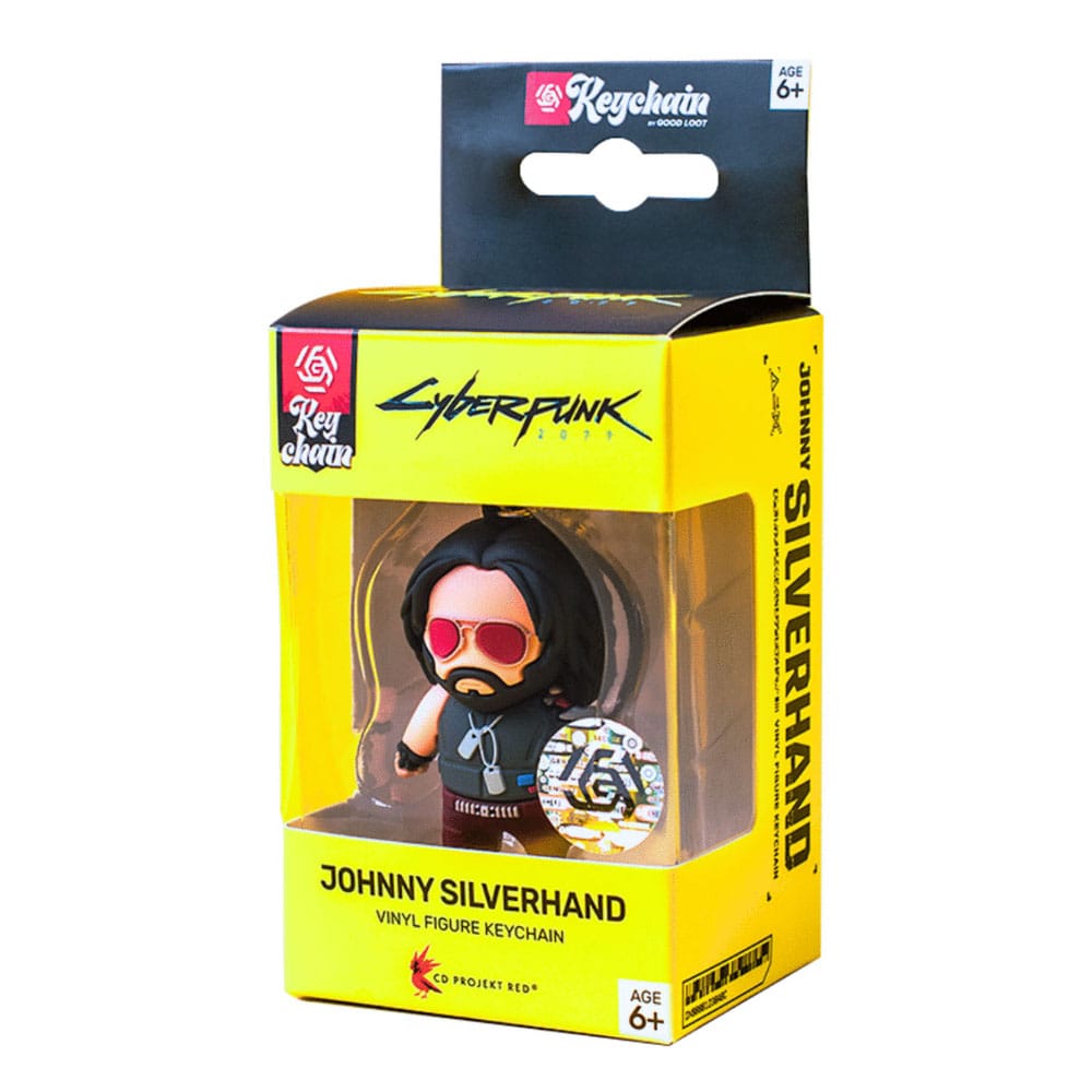 Cyberpunk 2077 Keychain - Johnny Silverhand