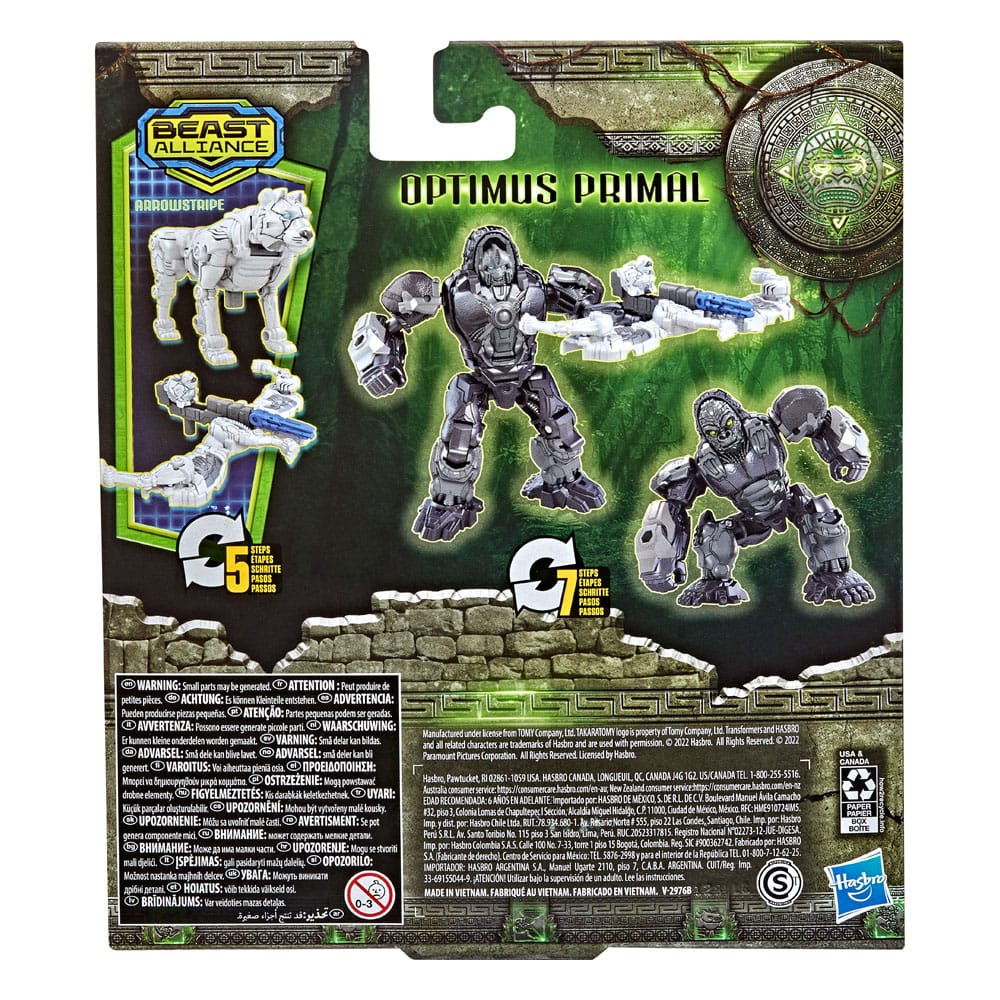 Transformers Beast Alliance Zbraňovač Optimus Primal a Arrowstripe