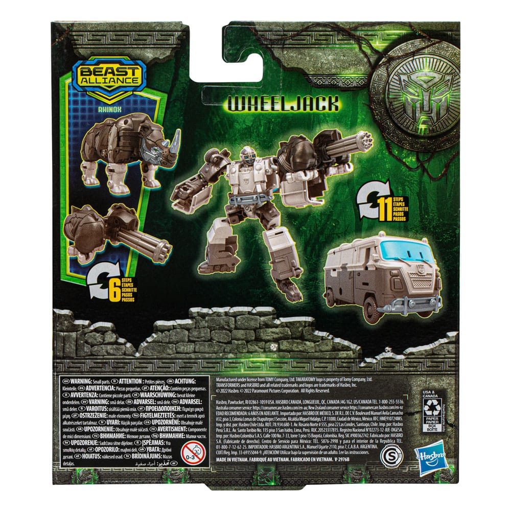 Transformers Beast Alliance Weaponizer Wheeljack és Rhinox