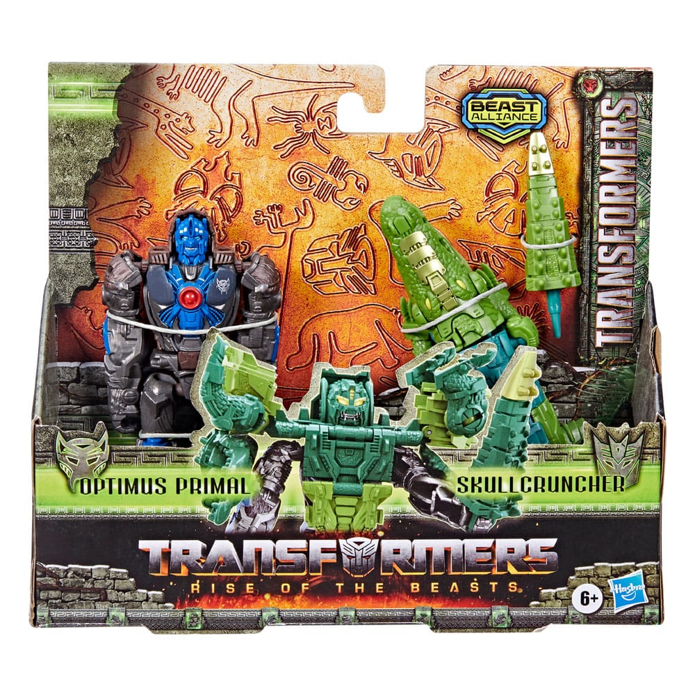 Transformers Beast Alliance Combiner Optimus Primal und Skullcruncher