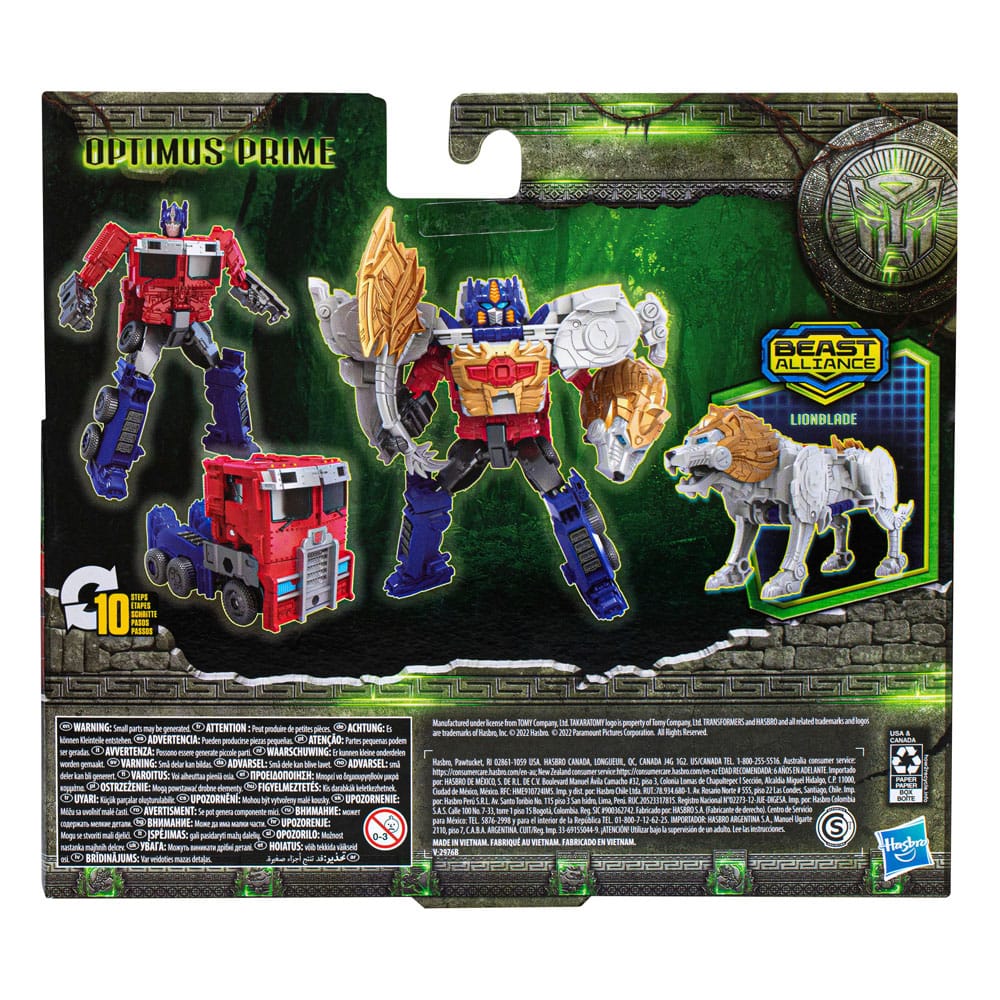 Transformers Beast Alliance Combiner Optimus Prime un Lionblade
