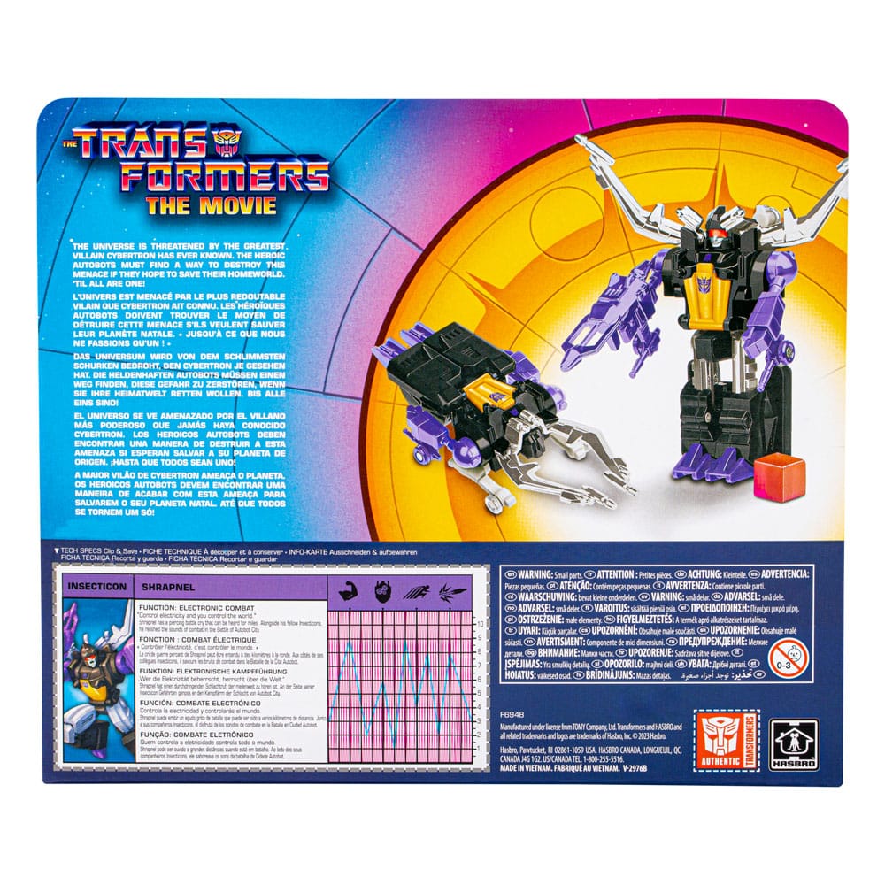 Transformers Retro G1 šrapnels