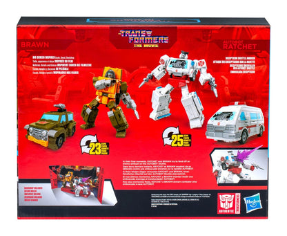 Pack de 2 Figurines The Transformers - Brawn & Autobot Ratchet