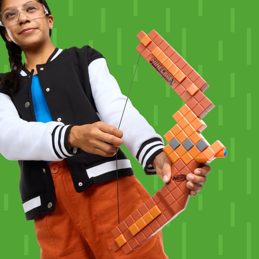 nerf arc lance flechettes minecraft hasbro