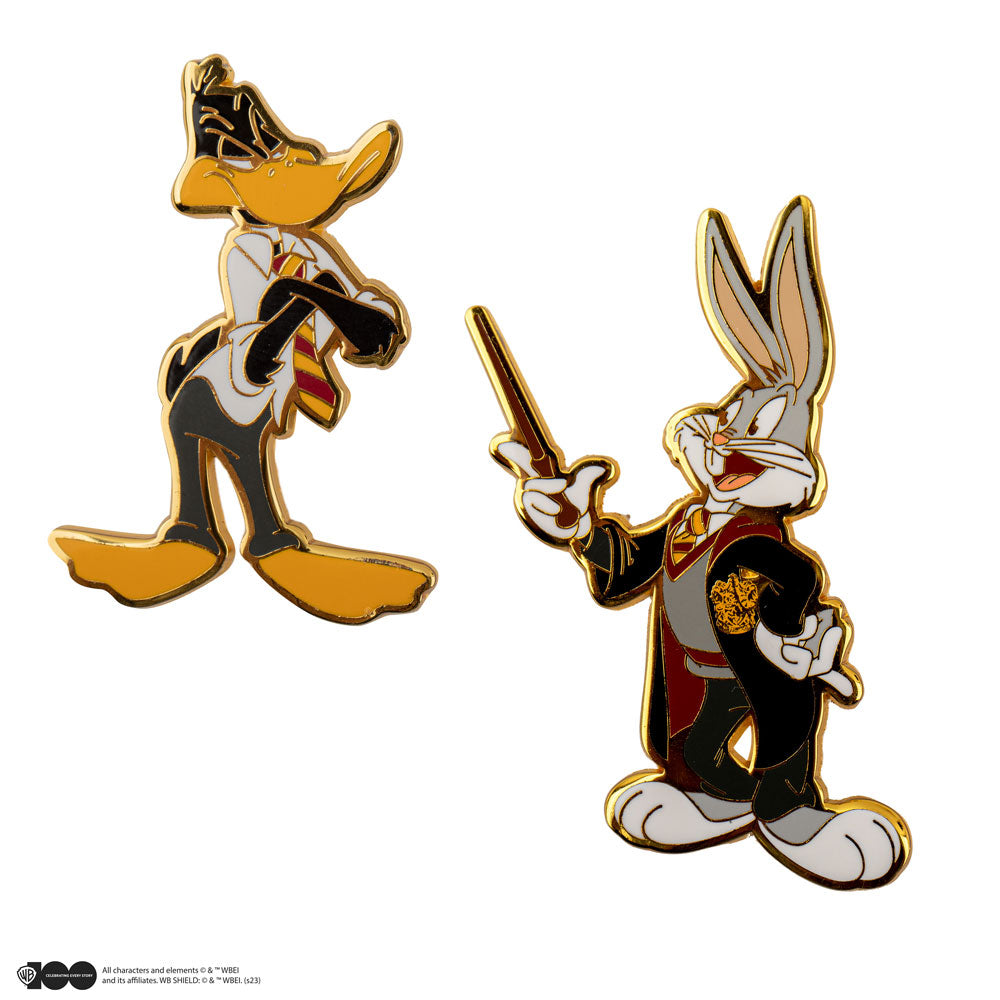 Pin’s Bugs Bunny et Daffy Duck à Poudlard