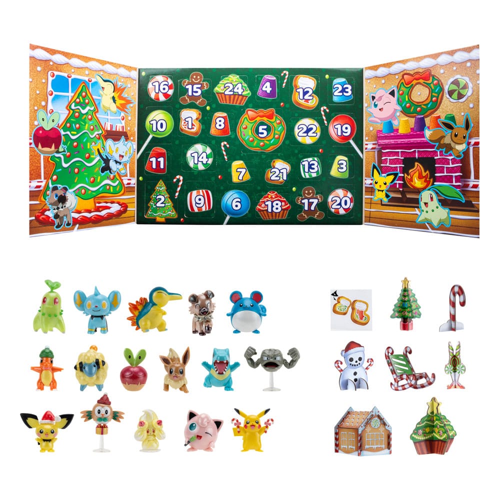 Calendarul de Advent Pokémon: Figurine de luptă 