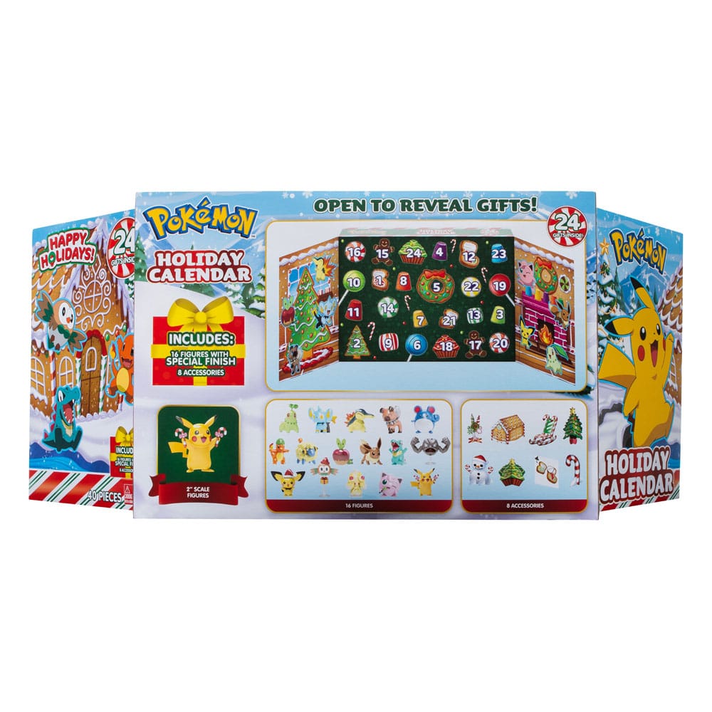 Calendarul de Advent Pokémon: Figurine de luptă 