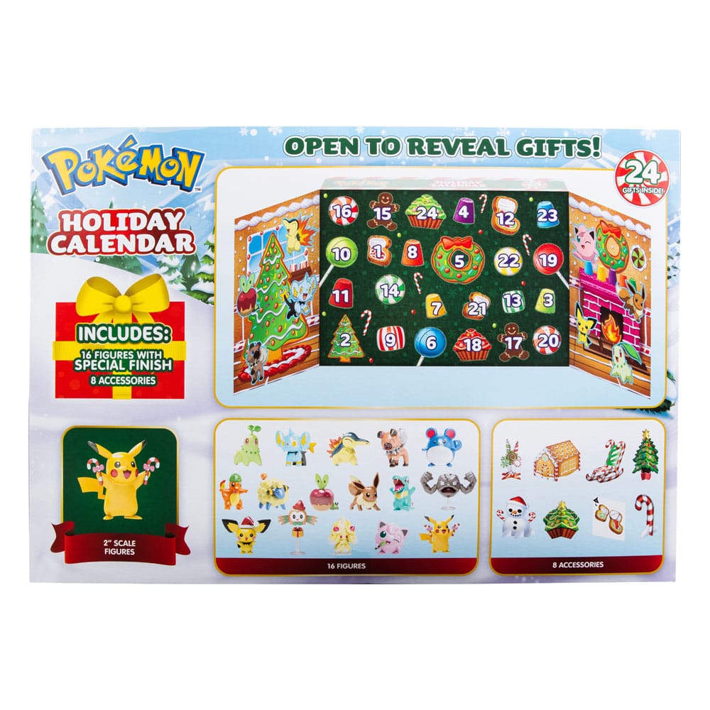 Calendarul de Advent Pokémon: Figurine de luptă 