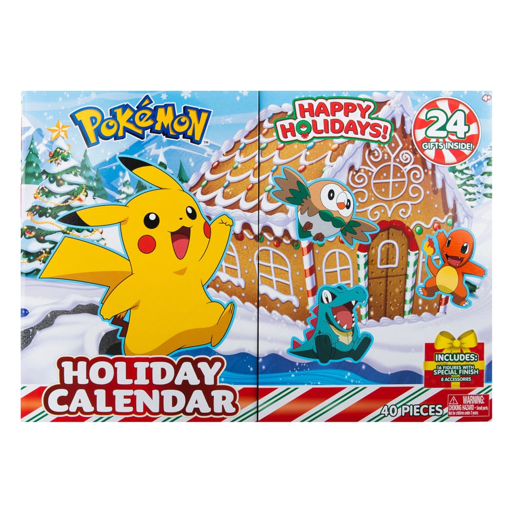Calendarul de Advent Pokémon: Figurine de luptă 