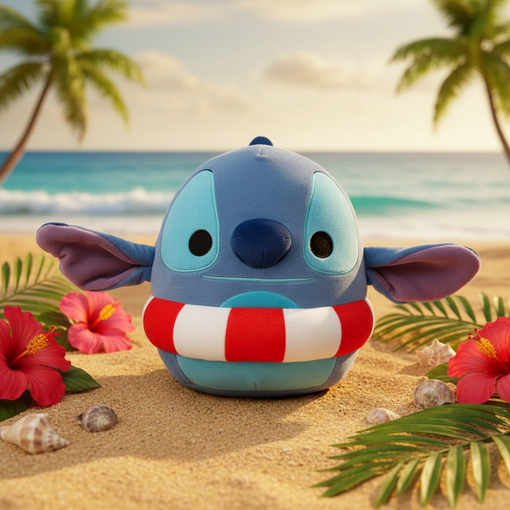 Squishmallows Stitch Plush med Float 