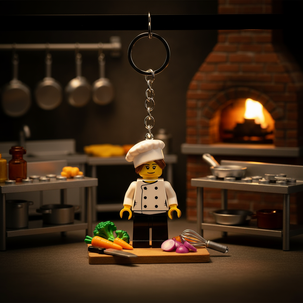 LEGO Lysende Nøglering - Kok