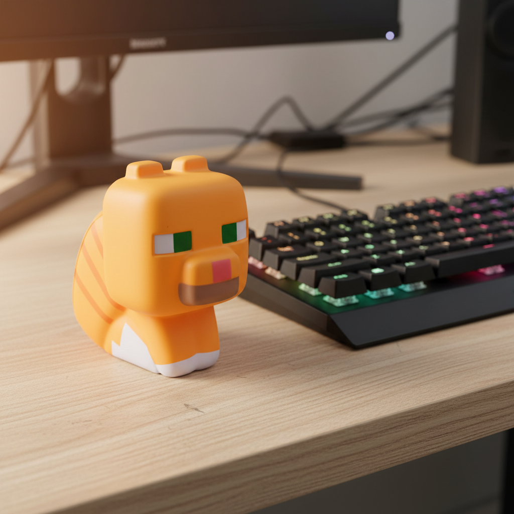 Mega Squishy Minecraft - Tabby Cat