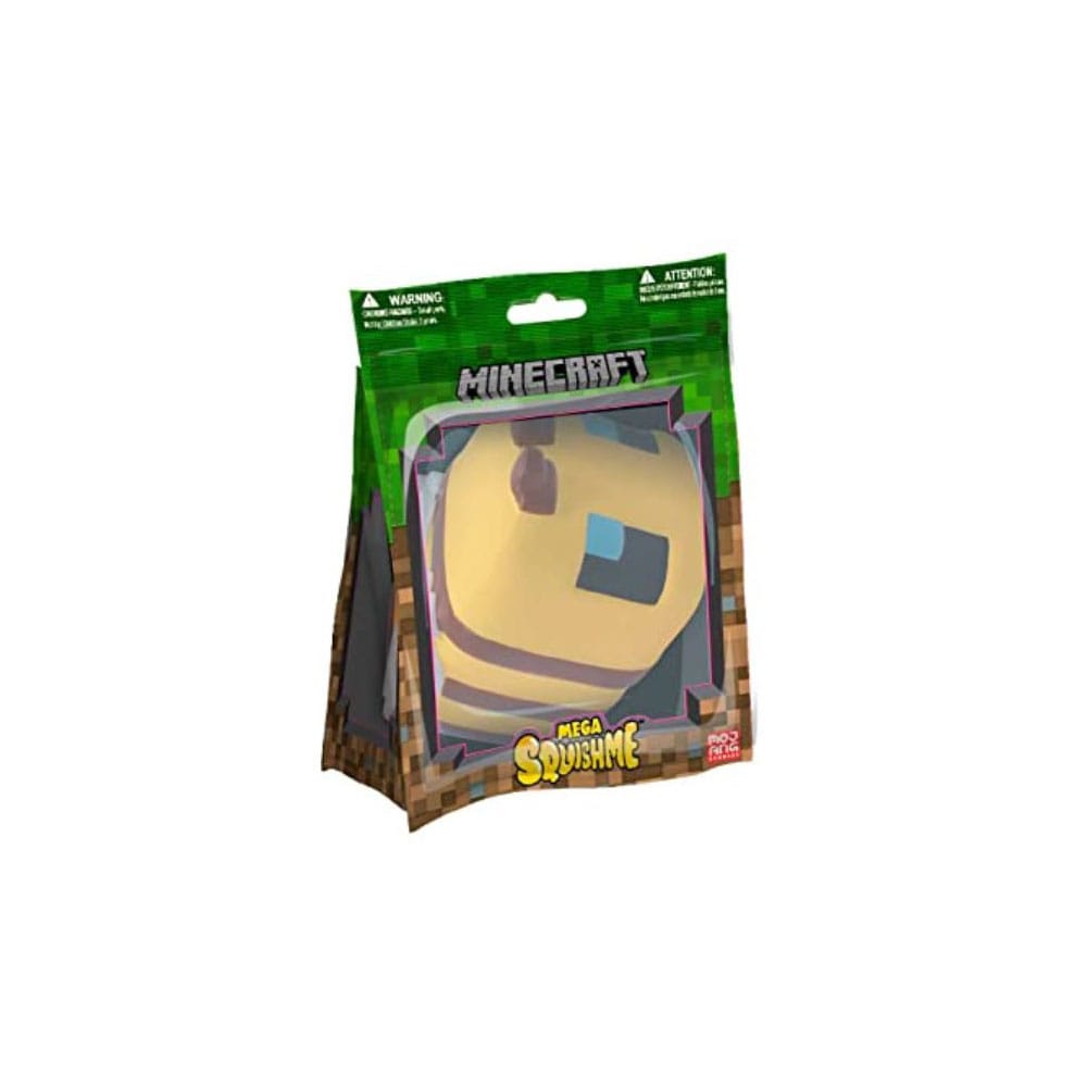 Figurine Anti Stress Mega Squishme Minecraft - Abeille