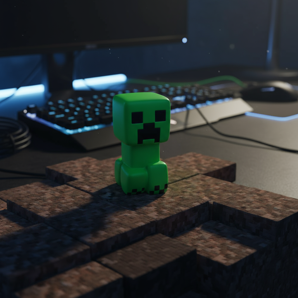 Antistresna Mega Squishme Minecraft figurica - Creeper 