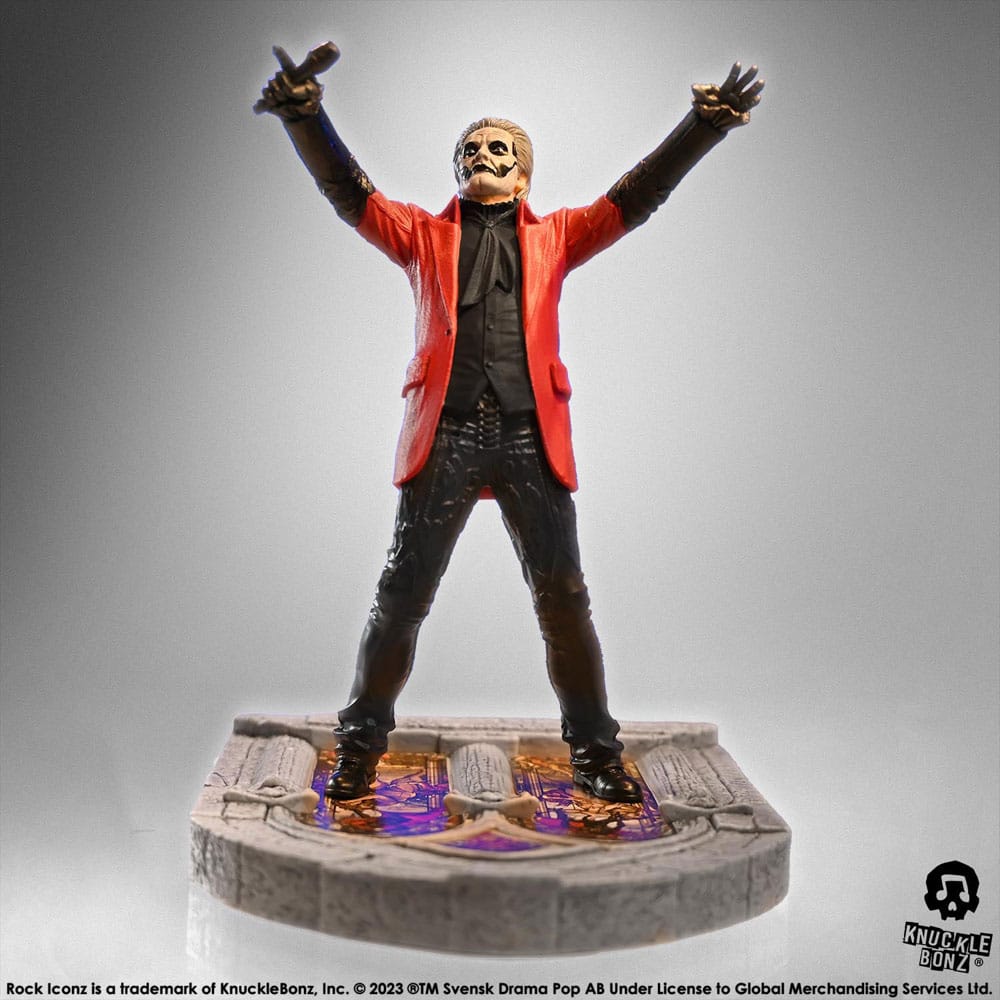 Statuette Papa Emeritus IV (Red Jacket) - Rock Iconz - PRECOMMANDE*