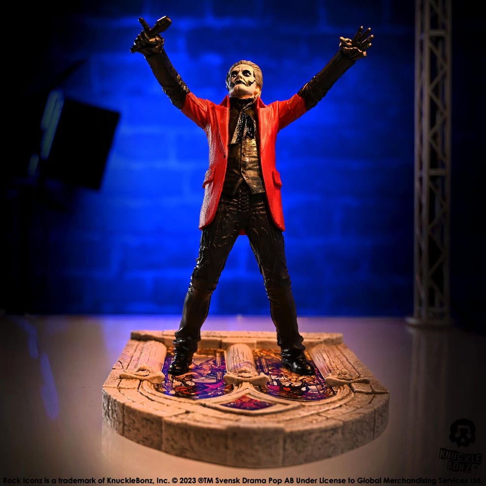 Socha Papa Emeritus IV (Red Jacket) - Rock Iconz - PŘEDOBJEDNÁVKA* 