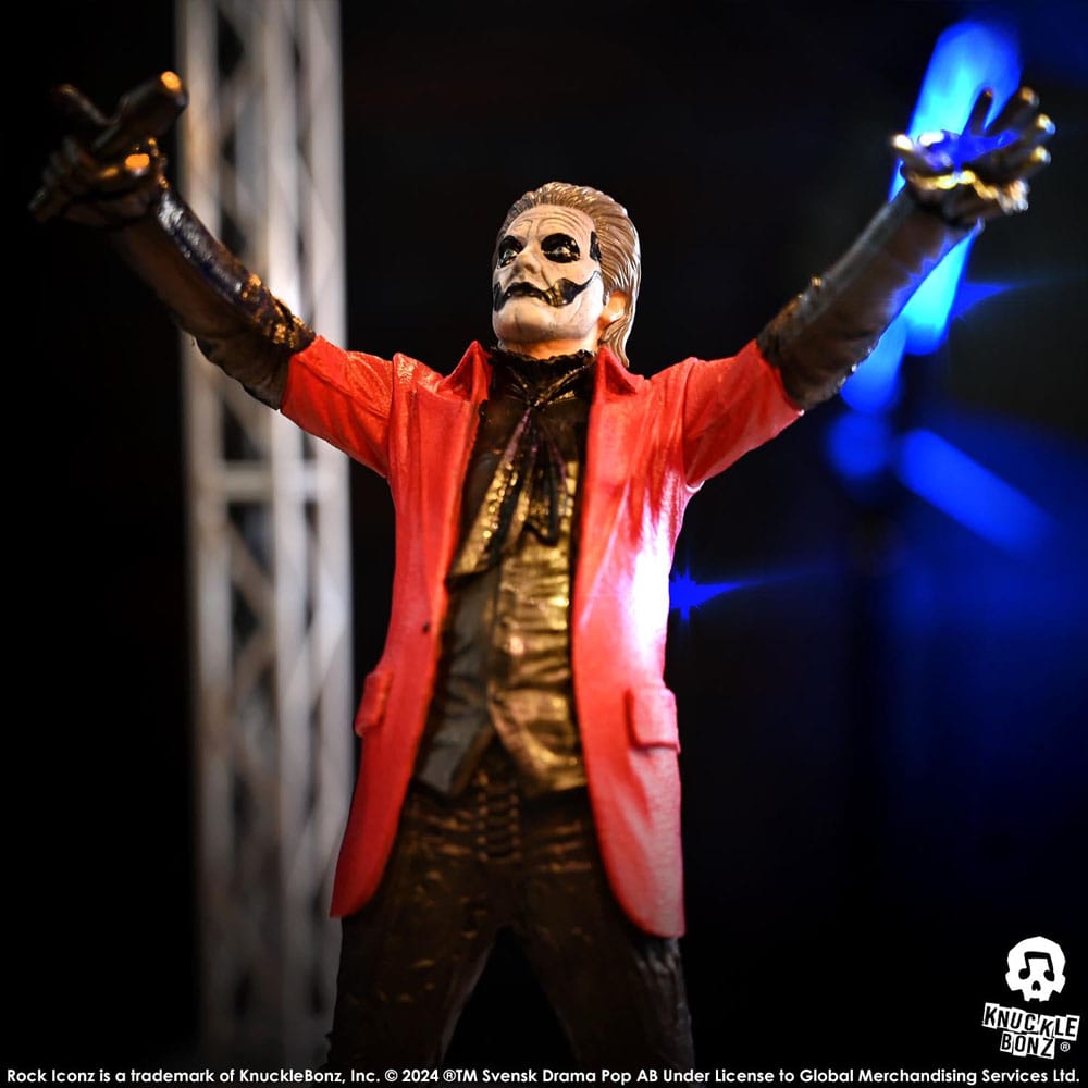 Statuette Papa Emeritus IV (Red Jacket) - Rock Iconz - PRECOMMANDE*