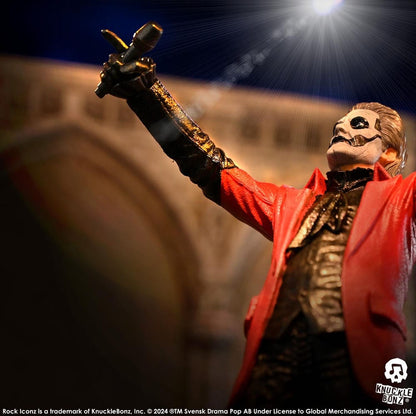 Statuette Papa Emeritus IV (Red Jacket) - Rock Iconz - PRECOMMANDE*