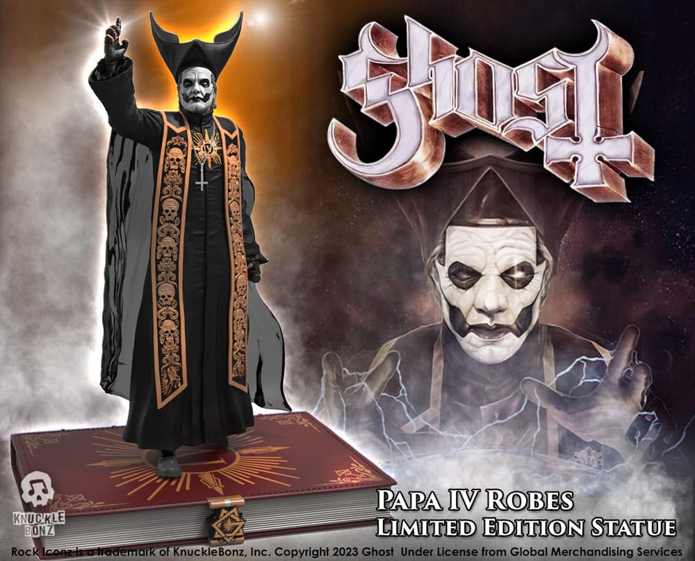 Statuette Papa Emeritus IV (Black Robes) - Rock Iconz