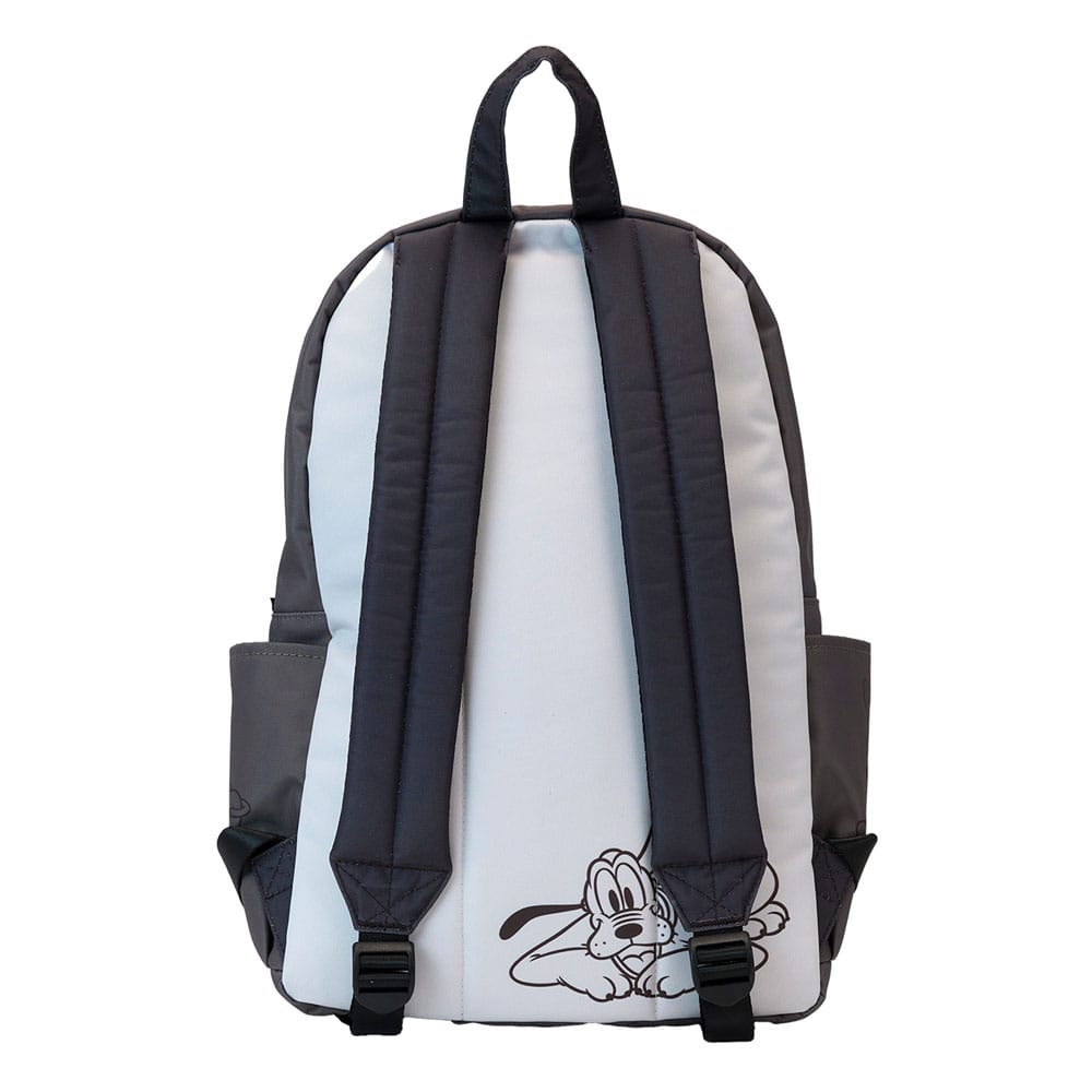 mickey friends canvas nylon full size backpack loungefly