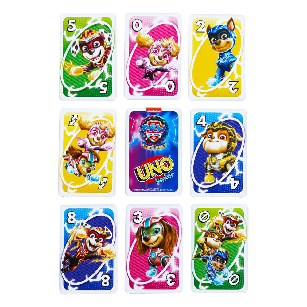 jeu de cartes uno junior patpatrouille le film mattel