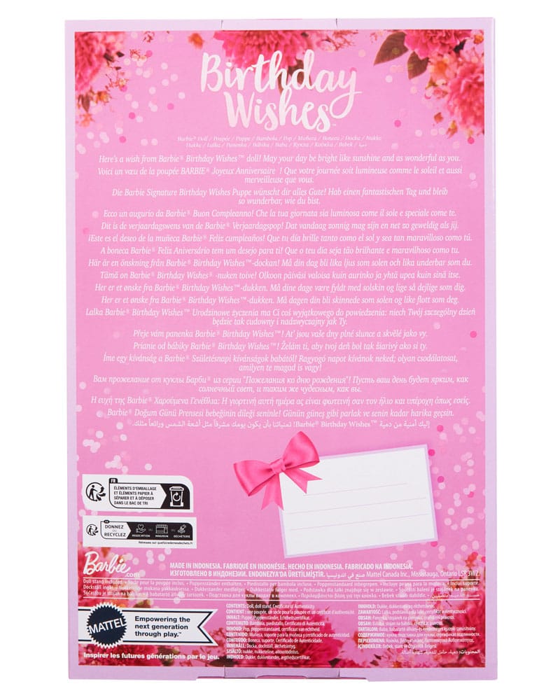 Barbie allkiri - sünnipäevasoovid 