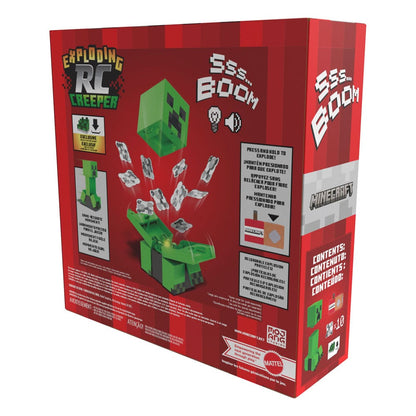figurine r c minecraft exploding creeper mattel