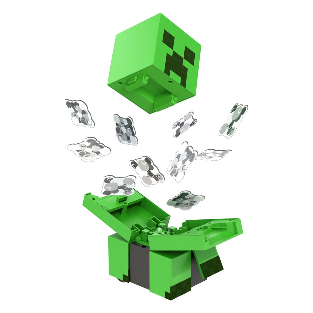 figurine r c minecraft exploding creeper mattel