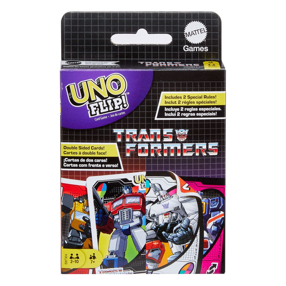 Gra karciana UNO Flip! - Transformers 