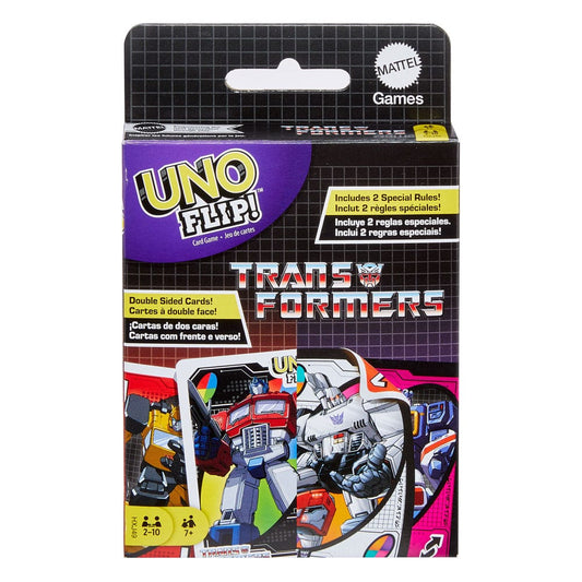 UNO Flip! Kāršu spēle - Transformers 