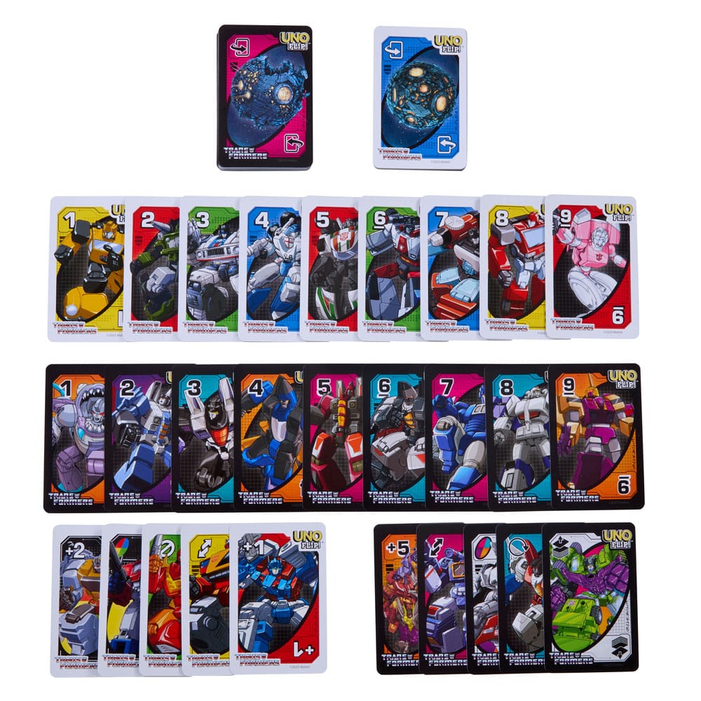 Gra karciana UNO Flip! - Transformers 
