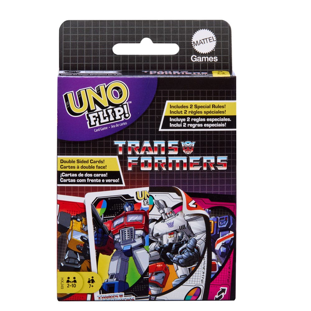 Gra karciana UNO Flip! - Transformers 