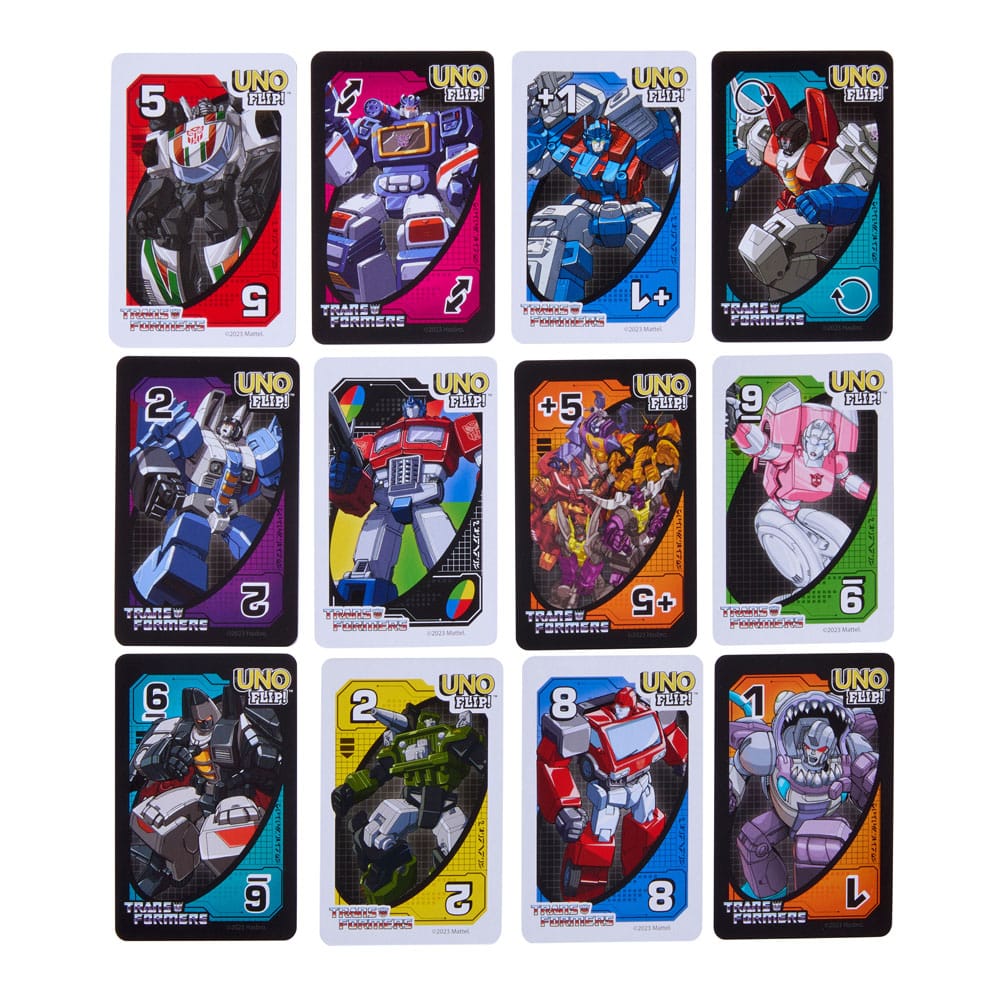 Gra karciana UNO Flip! - Transformers 