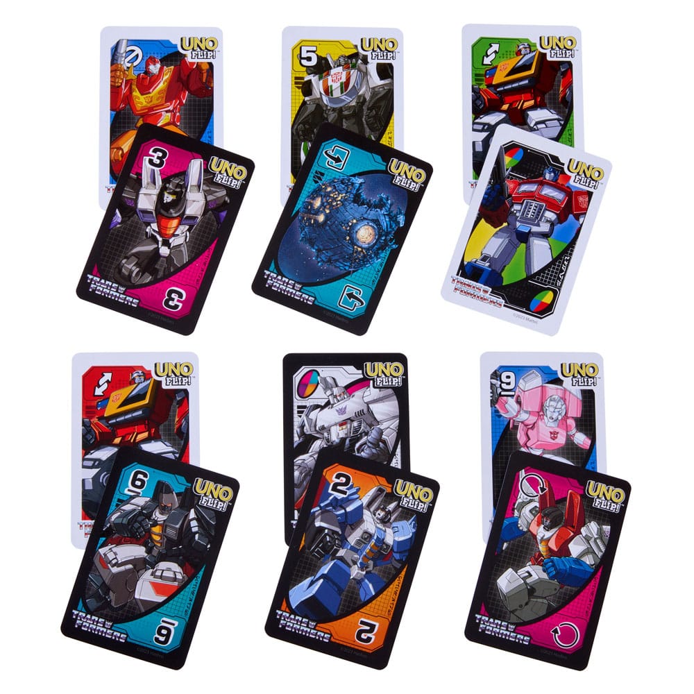 Gra karciana UNO Flip! - Transformers 