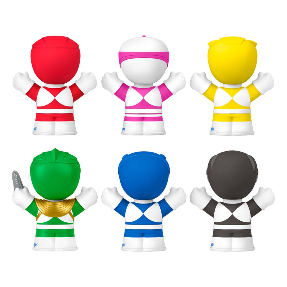 little people collector mighty morphin power rangers 6 pack fisher price