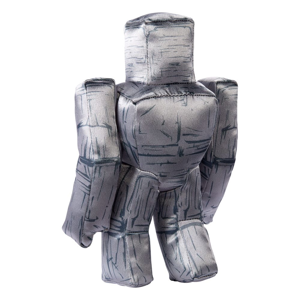 peluche minecraft le film golem de fer mattel