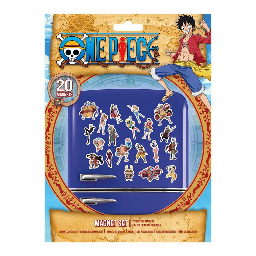 20 darabos One Piece mágneskészlet - A nagy kalózkorszak