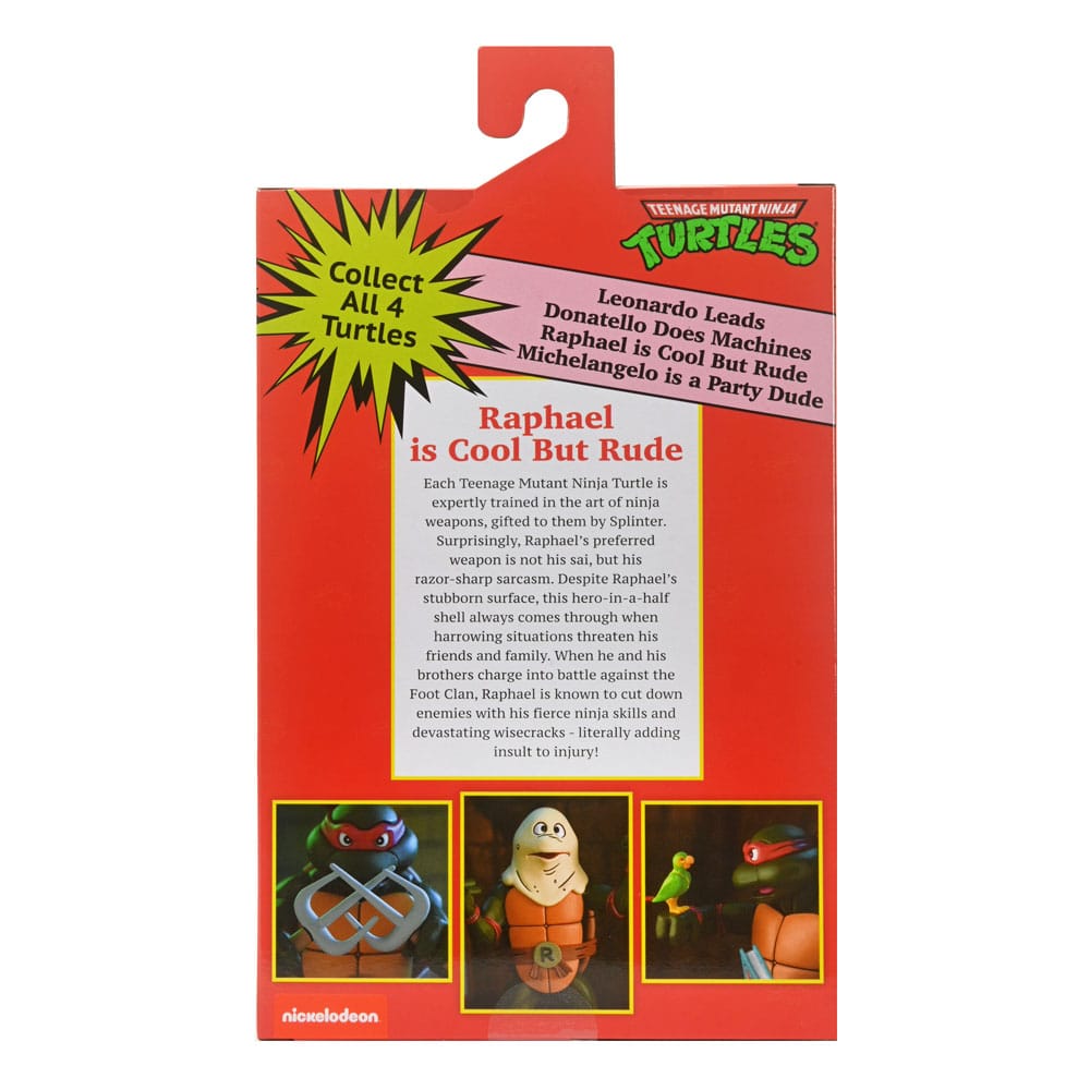 teenage mutant ninja turtles cartoon 7 scale action figure ultimate raphael neca