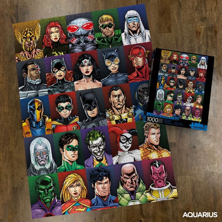 DC Comics Puslespil - Ansigter 