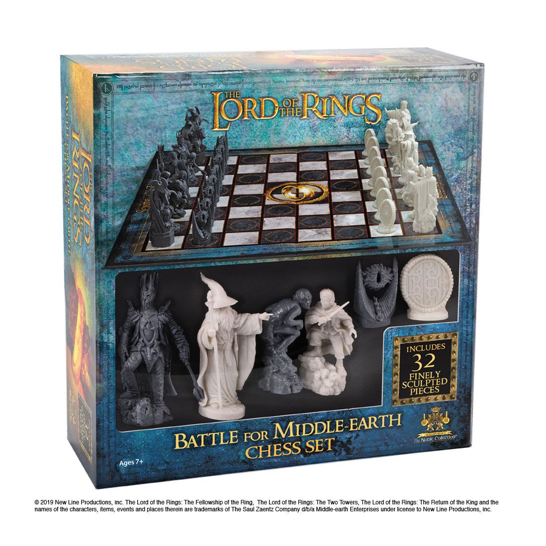 echiquier le seigneur des anneaux noble collection