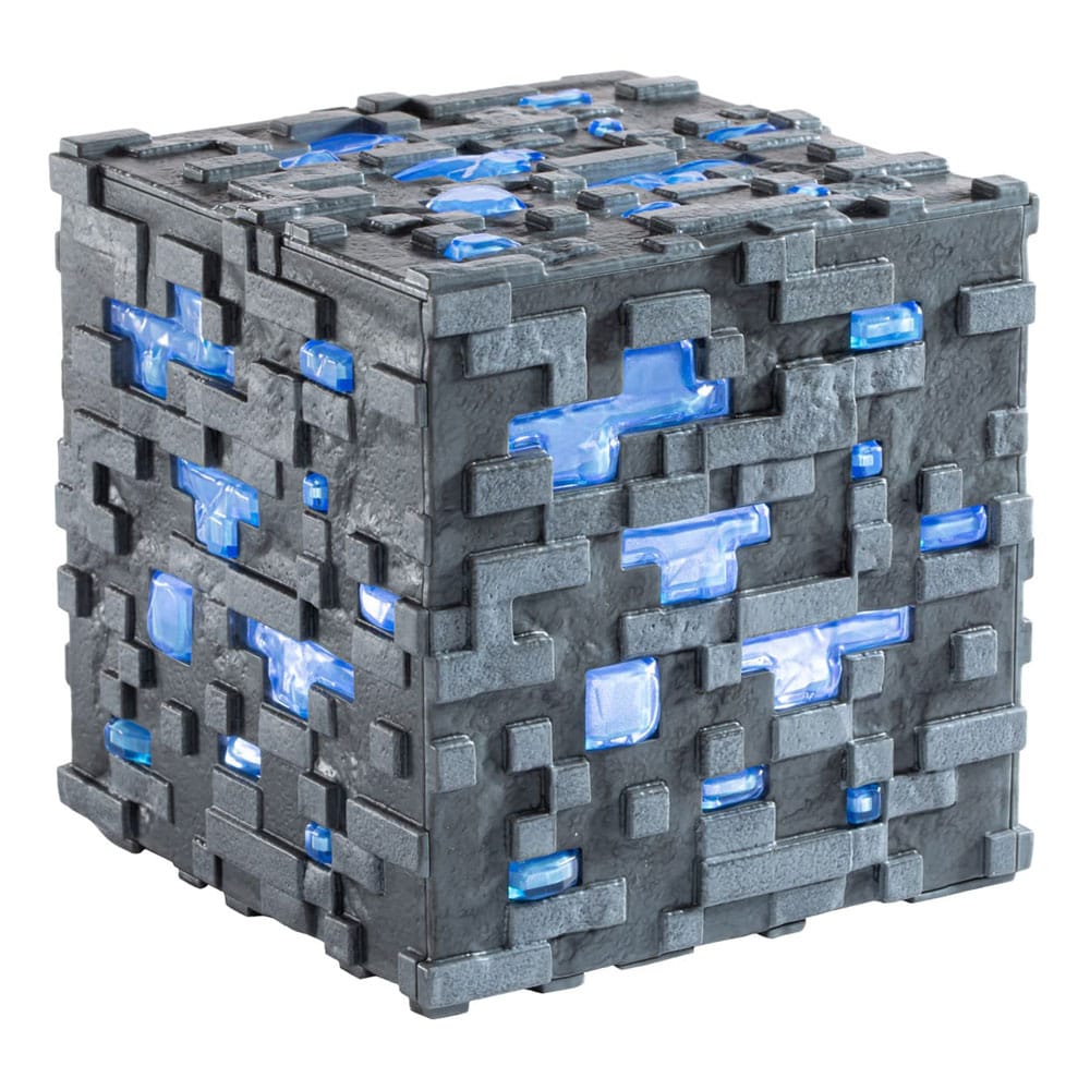 replique minecraft minerai de diamant lumineux noble collection