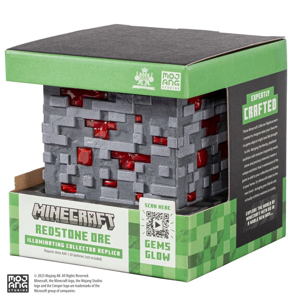 replique-minecraft-minerai-de-redstone-lumineux-noble-collection