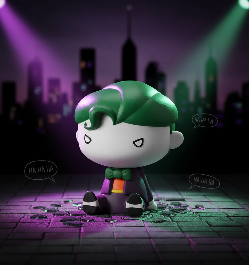 Dc Comics Piggy Bank - The Joker Chibi 